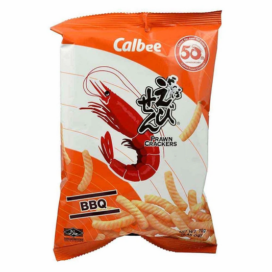 Calbee Prawn Crackers BBQ 70 g