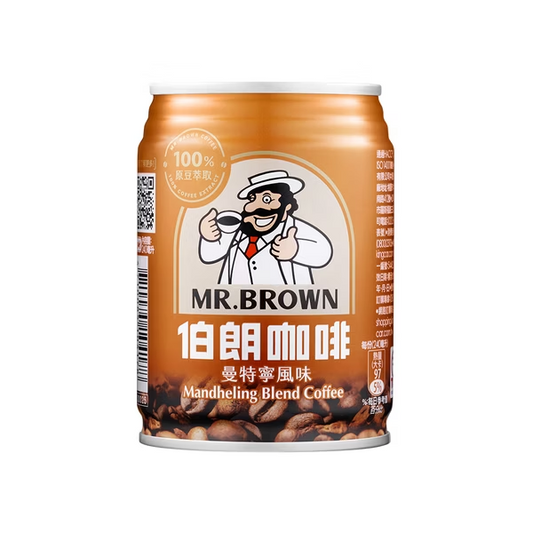 Mr Brown Coffee Mandheling Blend Flavor 240ml (24pcs/ctn)