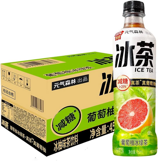 Genki Forest Grapefruit Green Tea 480ml (24pcs/ctn