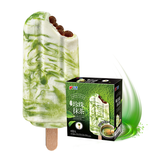 Shaqmei Matcha Bubble Tea Flavour Ice-cream 4pcs (Dubai Only)