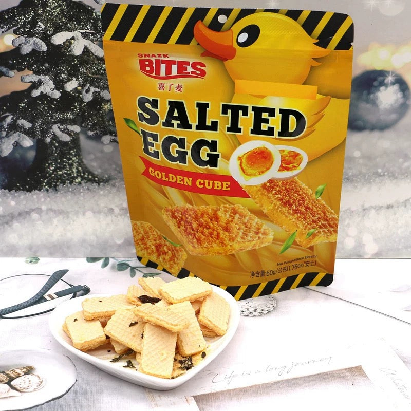 Snazk Bites Salted Egg Crisp 100g