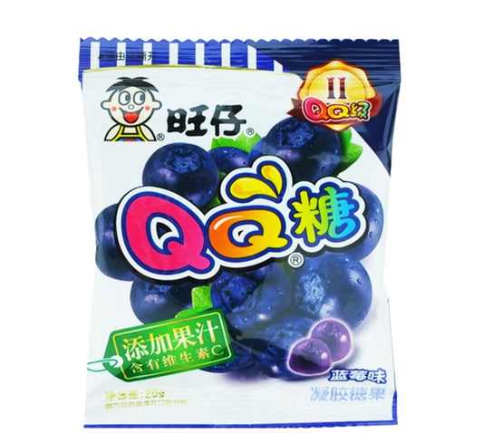 Want  Want QQ candy Blueberry Flavor 20g